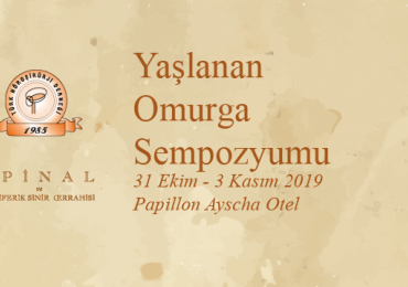 YAŞLANAN OMURGA SEMPOZYUMU
